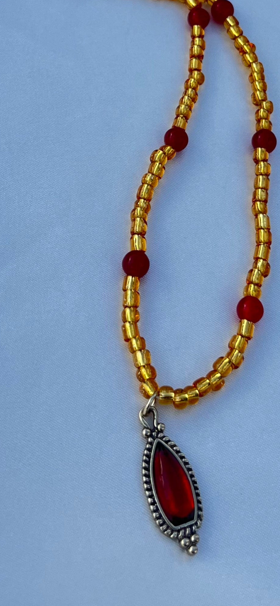 Scarlet Ember Waist Beads