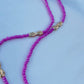 Fuchsia Golden Reverie Waistbeads