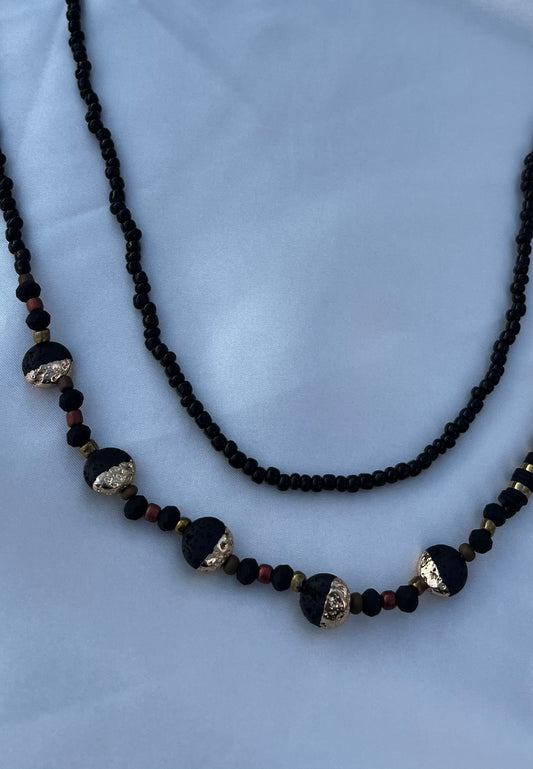 Golden Eclipse Waist Beads Set